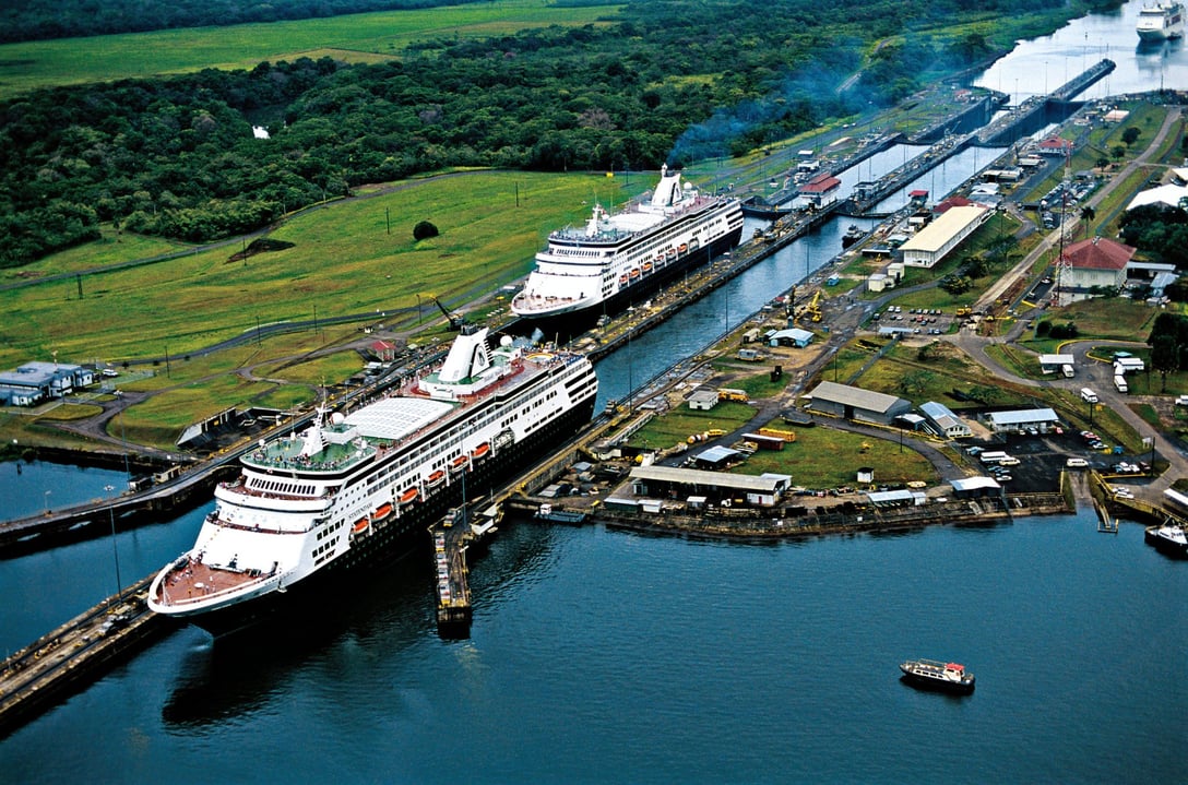 Holland America Ships in Panama Canal