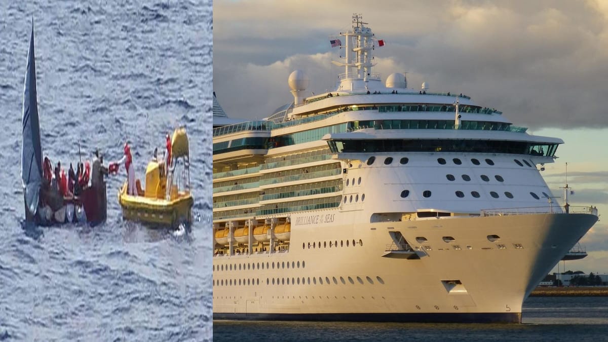 Brilliance of the Seas Rescues 11 Cuban Migrants in the Caribbean