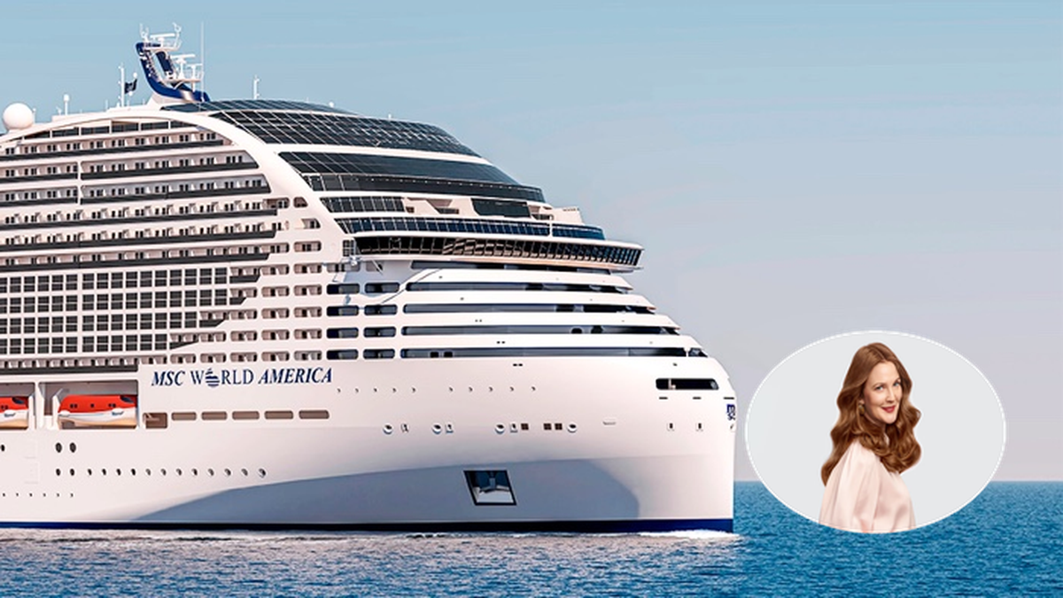 Drew Barrymore Named Godmother of MSC World America