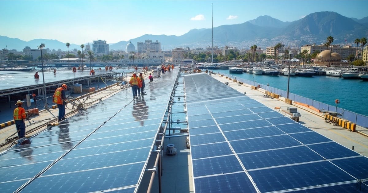 Carnival debuts solar energy project at Barcelona port