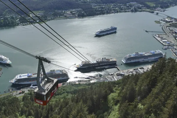 Juneau Cruise Port from up high