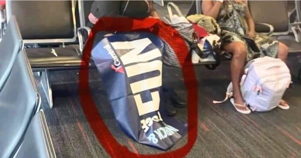 Cruiser goes viral for misusing Carnival luggage mat